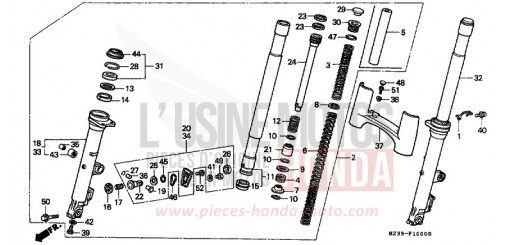 GABEL, VORNE GL1500SET de 1996